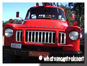 One of the older Fire Brigade vehicles on show at the 2007 Convoy for Kids