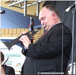 CLICK TO ENLARGE - James Morrison and his Digital Trumpet - whatsoncentralcoast image