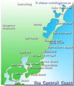 The Central Coast of new South Wales
