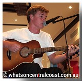 Julius Toole from VetnA live and unplugged at Bay Village - whats on central coast.