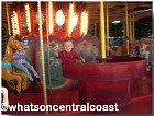 Having fun on the Carousel  - All thumbs up from this lil fella!  whats on central coast image