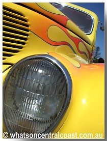 One of the classic cars from the American Muscle Car Show 2006 at The Entrance.  What's On Central Coast image