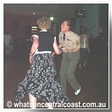 Some of the happy dancers enjoying the Jive Bombers - What'sOnCentralCoast image