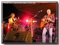 Peter Healy's Big Rhythm entertaining huge crowds New Years Eve 2004 at The Entrance Waterfront - What's On Image