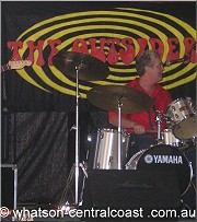 The Outsiders' drummer and lead vocals; Jim Heywood - What's On Image